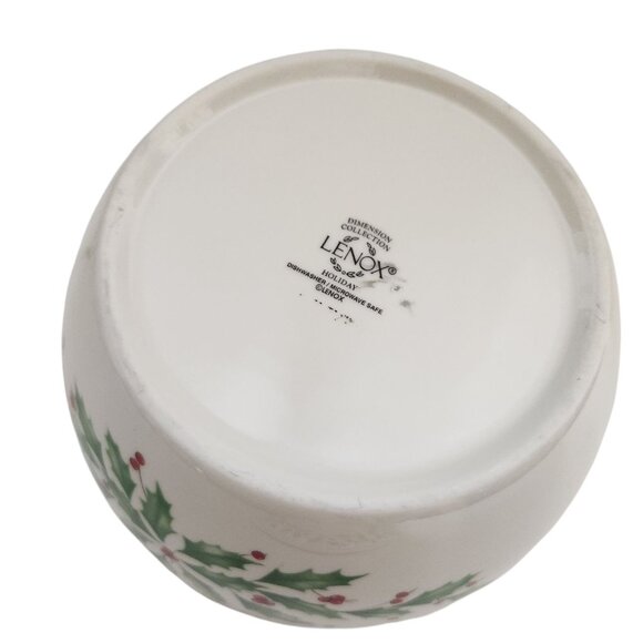 Lenox Holiday 1QT Covered Warmer with Gold Rack Holly Berry Serving Dish Bowl - Picture 9 of 9